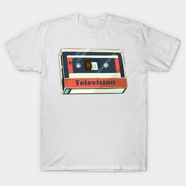 television cassette tape T-Shirt by pemudaakhirjaman